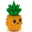 2.jpg Bonita piña kawaii imprimible en 3D