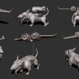 Dog2_display_large.jpg Free STL file Bold Machines: Margo's Dog named Eddie・Design to download and 3D print