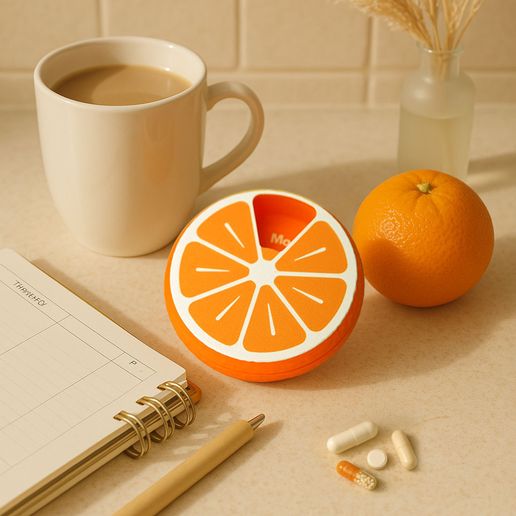 orange2_neu.jpg Loopfruit – The Citrus Pill Organizer that Clicks