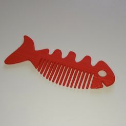 FS7-pFthQKyxHan5C0hYIw_thumb_3c11.jpg Free STL file Fish comb・3D printer model to download