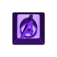 Avengers logo inclined.stl Avengers Custom Keycap
