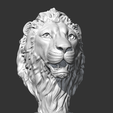 03.png Lion Head AM01 3D print model
