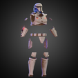 SuperCommandoBundleFront34Right.png The Mandalorian Imperial Super Trooper Full Armor for Cosplay 3D Model Collection