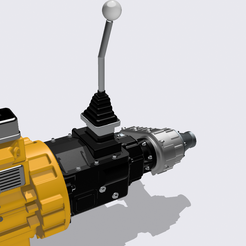 cummins-trans-4.png Archivo STL Transmisión manual de 5 velocidades y caja de transferencia para maquetas de coches y camiones・Diseño para descargar y imprimir en 3D
