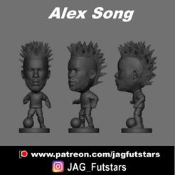 Alex-Song.jpg Fichier STL Alex Song 02 - Soccer STL・Modèle à télécharger et à imprimer en 3D, jagfutstars