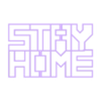 stayhome.STL STAY HOME COOKIE CUTTER