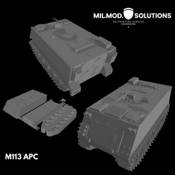 M113-APC-Präsentationsbild.png STL file M113 APC ( commercial license)・3D printing design to download