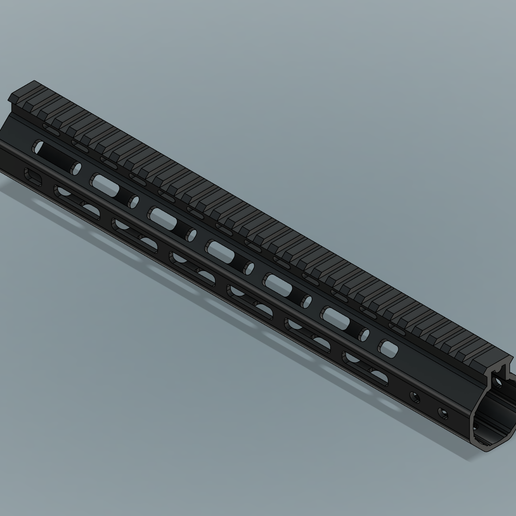 Airsoft AR15 M-LOK Handguard (13 inch, 330 mm)