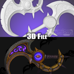 Xal04.png Fichier 3D Xal'atath World of Warcraft Fichier STL・Plan imprimable en 3D à télécharger