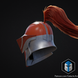 Medieval-Captain-Vaughn-Rear-Perspective.png Bartok Medieval Captain Vaughn Helmet - 3D Print Files