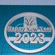 2.png happy new year 2023 Cookie Cutter