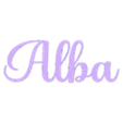 Alba.stl Prénom Alba