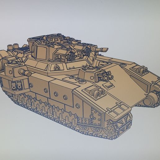 🪖 Tiny Tank Mod 3・Free STL File for 3D printing・Cults
