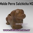 salchicha-m2-3.jpg Sausage Dog Pot Mold M2