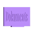 6-38 dokuments.stl Plates for USB Organizer ( EN )
