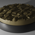 5.png 10x 25mm + 32mm bases with cobblestones (old not hollow)