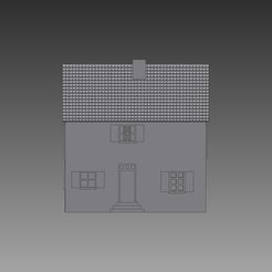 Bergarbeiterhaus_4_komplett_2.jpg Бесплатный 3D файл Miners House - Bergarbeiterhaus・Шаблон для 3D-печати для загрузки