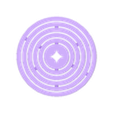 gyro_ornament_star_6r_nohook.stl Spinning Star Circle Ornament Or Fidget Spinner