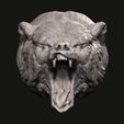 2.jpg Grizzly head 3D print model