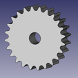 z24.png ANSI 25 // gear wheel // STL file