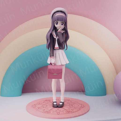 🏫 Tomoyo School Sakura Cardcaptor Fan Art・ 3D File for 3D