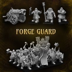 Patreon_Zestawy_10_Forge_Guard.jpg Fichier 3D Garde forestière・Design imprimable en 3D à télécharger