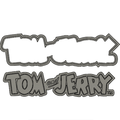 2021-03-30-(11).png STL-Datei Tom & Jerry cookie cutter collection・Modell für 3D-Drucker zum Herunterladen