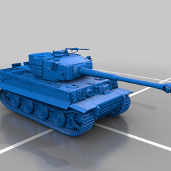 TigerAusfE.png 3D-Datei Panzerkampfwagen VI Tiger Tank kostenlos・Design für 3D-Drucker zum herunterladen