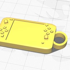 nin key 2.JPG Archivo STL Llavero del interruptor de Nintendo・Objeto de impresión 3D para descargar