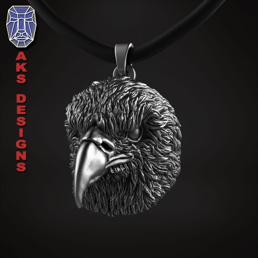 Eagle v1 Pendant Jewelry 3D model