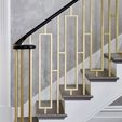 modern-interior-stair-art-deco-3d-model-max-obj-6.jpg Modern staircase stair in Art Deco style  3D model
