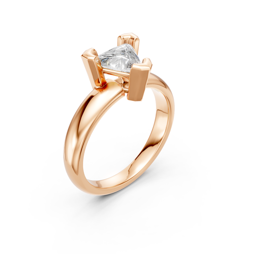 Soliraite Ring CAD Model - US Size 7 with Diamond Setting