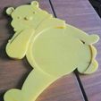 poohbear01.jpg Winnie The Pooh Bear 3D Cup Coaster