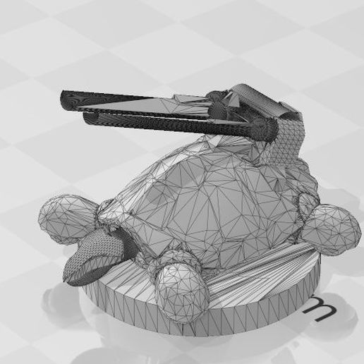 Download STL file catapult turtle yugioh dungeon dice monsters • 3D