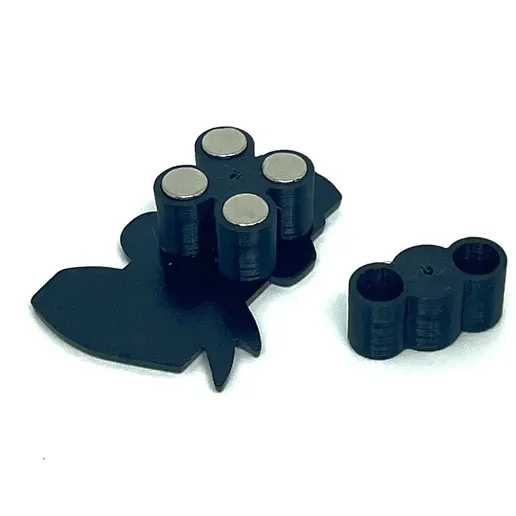 Magnet Pinback Adapter 3D model