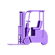 forklift_2610x2264x986_minimum_height_green.stl Forklift
