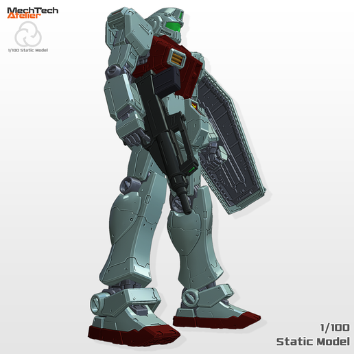 🤖 RGM-79[E] GM Early Type・ 3D File for 3D printing・Cults