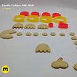 IMG_20181211_121030.jpg Datei 3D PAC-MAN Ausstechformen Set・Modell für 3D-Druck zum herunterladen