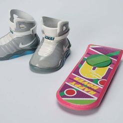 DSC02010-2.jpg STL-Datei Back to the future Nike Sneakers Air MAG & HOVER BOARD made by ATOM 3D printer kostenlos・Design für 3D-Drucker zum herunterladen
