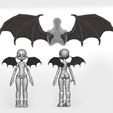 1.jpg Wings STL 3D Kit Printed Ball Jointed Doll Base - PLA filament /SLA Resin Compatible files