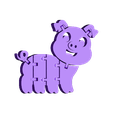 FlexiPig_v3.stl Free STL file Flexi Articulated Pig・3D printable model to download