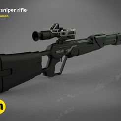 render-MK-sniper-rifle-color.2.jpg Fichier 3D Fusil de sniper MK・Plan pour imprimante 3D à télécharger