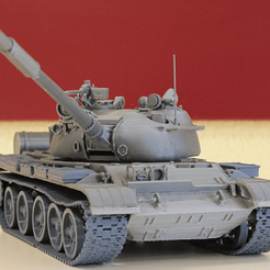 1.png STL file RUSSIAN TANK T-62 / T-54 / T-55 - STL FBX 3D print model・3D printer design to download