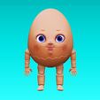 HUEVITO BJD.jpg 3D file Doll BJD Egg・3D print design to download