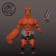 IMG_0843.jpeg Hellboy Mike Mignola Style figurine d'action version standard