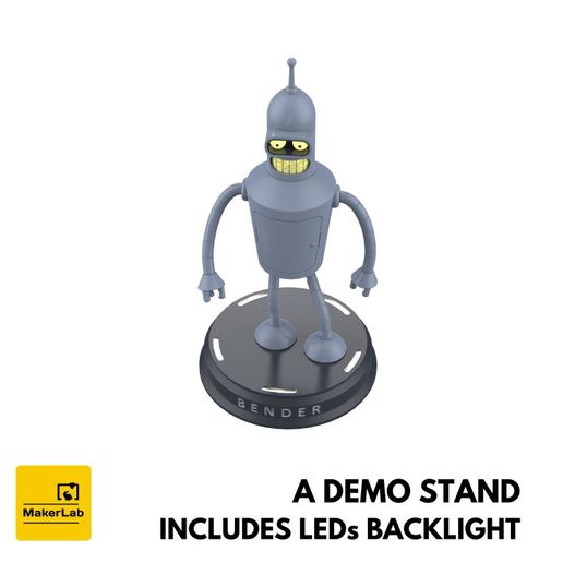 4.jpg Bender - Printable 3d model - STL files - Personal Use