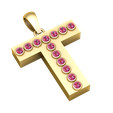 goaol.png "T Initial Gold Pendant – Ruby Stone Alphabet Necklace"