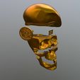 screenshot002.jpg Peruvian Army Beret Skull printable and renderable