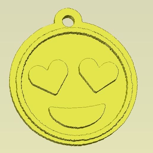 Emoji Heart 3D model