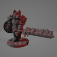 Canid-Fireblade-Warrior.png STL file Canid Fireblade Hero・Model to download and 3D print